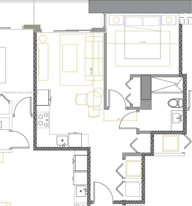 239 SW 9th St Unit 1604, Miami, FL 33130 - view of property floor plan