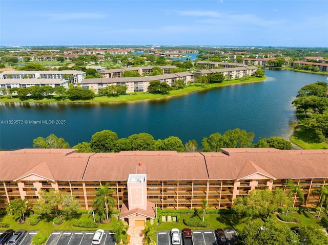 701 SW 141st Ave Unit 406R, Pembroke Pines, FL 33027 - aerial view of a nearby body of water and apartment complex