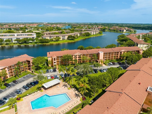 701 SW 141st Ave Unit 406R, Pembroke Pines, FL 33027 - aerial view of a large body of water and a pool