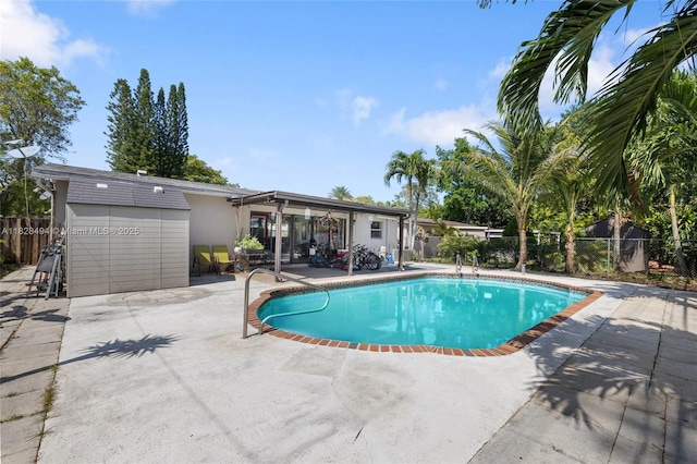 4960 SW 5th St, Margate, FL 33068 - view of swimming pool featuring a patio