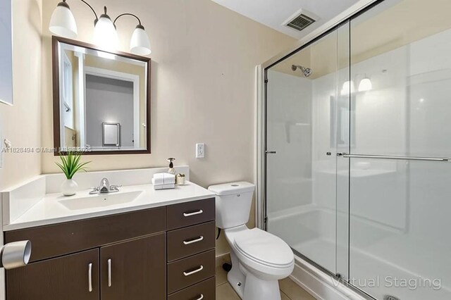 4960 SW 5th St, Margate, FL 33068 - bathroom with vanity and a stall shower