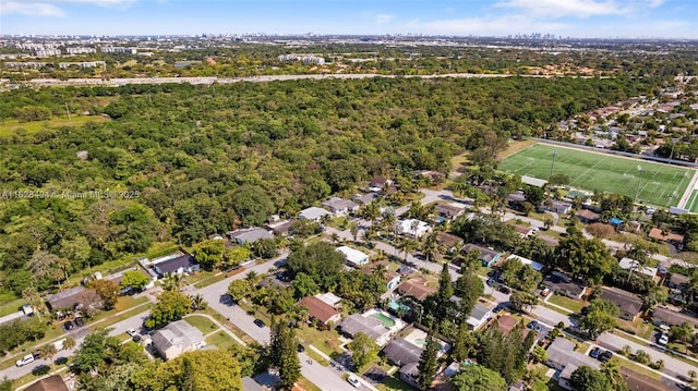 4960 SW 5th St, Margate, FL 33068 - aerial view of property and surrounding area with nearby suburban area