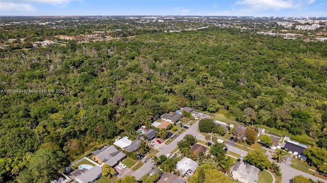 4960 SW 5th St, Margate, FL 33068 - aerial overview of property's location with a heavily wooded area