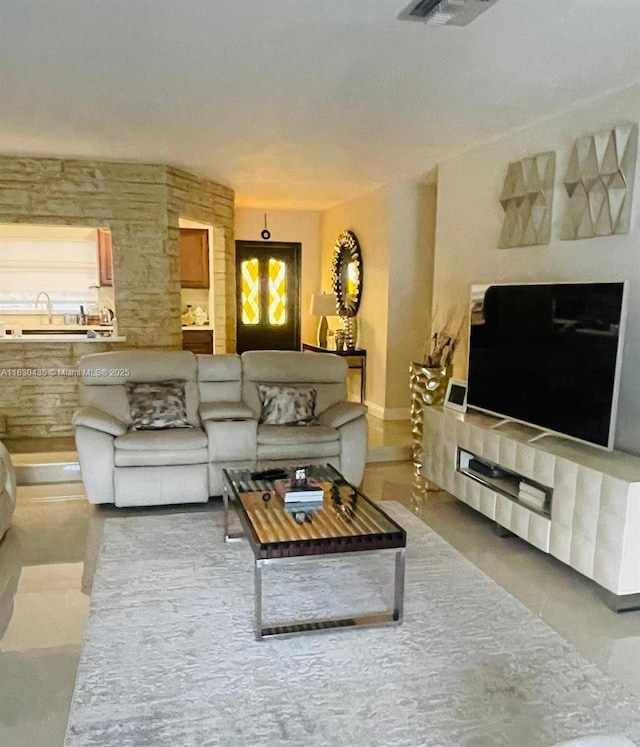 6790 SW 10th Ct, Pembroke Pines, FL 33023 - living room with baseboards