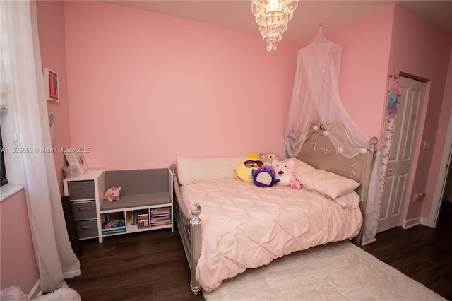 25433 SW 108th Ct, Homestead, FL 33032 - bedroom featuring dark wood-type flooring and baseboards