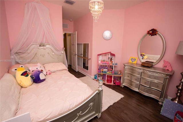 25433 SW 108th Ct, Homestead, FL 33032 - bedroom with dark wood-style floors