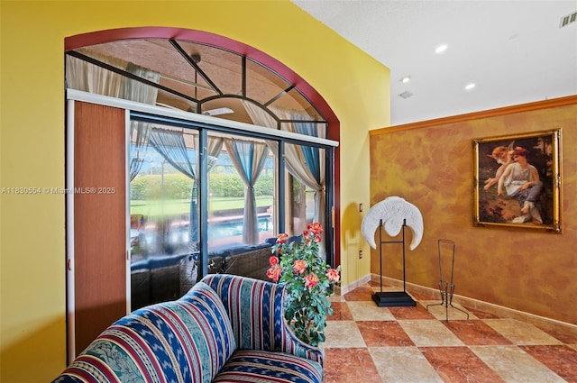 450 NW 195th Ave, Pembroke Pines, FL 33029 - sitting room with baseboards and recessed lighting