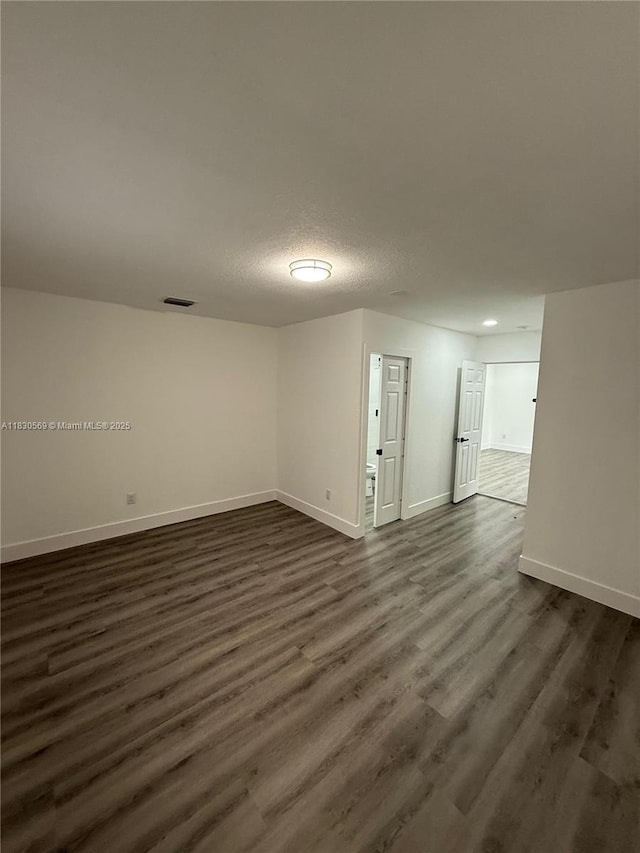 6201 SW 20th Ct, Miramar, FL 33023 - spare room with dark wood-type flooring and recessed lighting