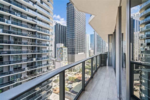 55 SW 9th St Unit 1801, Miami, FL 33130 - balcony with a city view