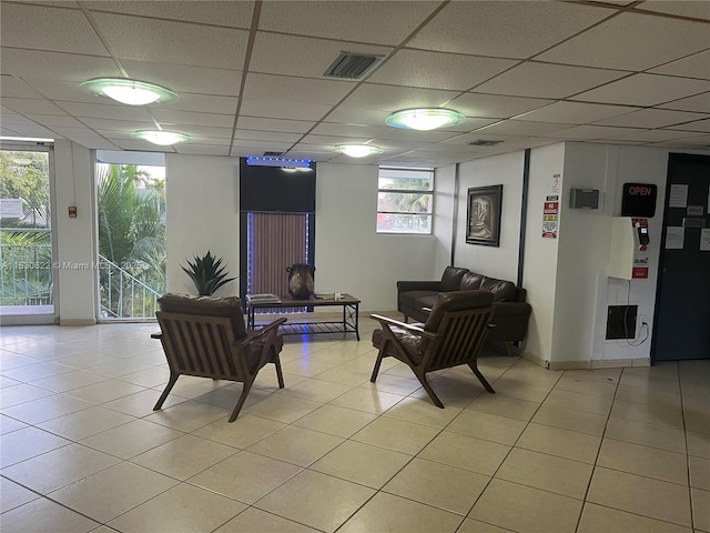 5050 NW 7th St Unit 709, Miami, FL 33126 - common area featuring a paneled ceiling