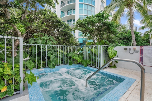 110 Washington Ave Unit 1608, Miami Beach, FL 33139 - view of swimming pool featuring a community hot tub