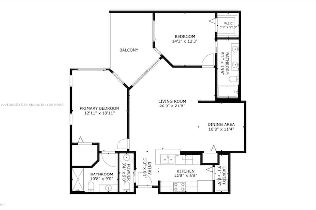 110 Washington Ave Unit 1608, Miami Beach, FL 33139 - view of property floor plan