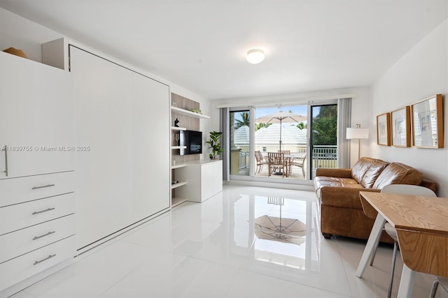 791 Crandon Blvd Unit C.851, Key Biscayne, FL 33149 - living area featuring light tile patterned flooring