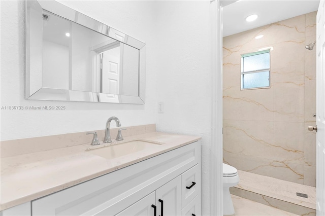 324 NW 107th Ave, Pembroke Pines, FL 33026 - bathroom featuring vanity and a marble finish shower