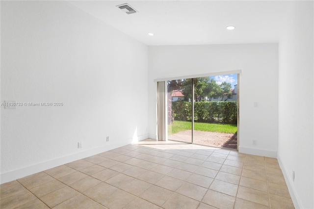 324 NW 107th Ave, Pembroke Pines, FL 33026 - spare room with light tile patterned floors and recessed lighting