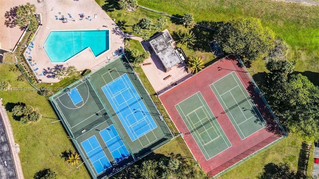 3650 Environ Blvd Unit 502, Lauderhill, FL 33319 - bird's eye view of a pool area