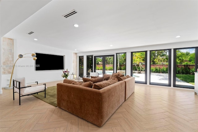 15202 SW 80th Ave, Palmetto Bay, FL 33157 - living area featuring recessed lighting