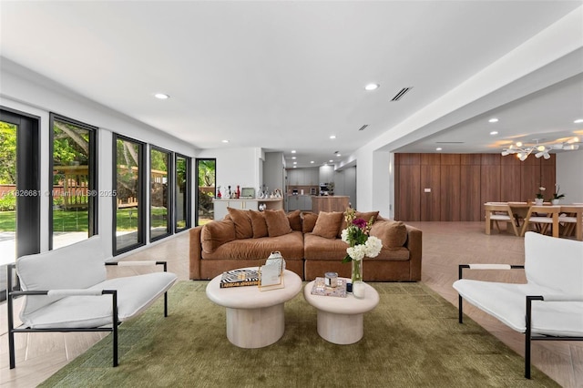 15202 SW 80th Ave, Palmetto Bay, FL 33157 - living area featuring recessed lighting