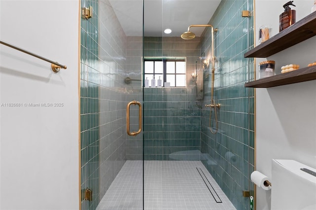 15202 SW 80th Ave, Palmetto Bay, FL 33157 - bathroom featuring toilet and a shower stall