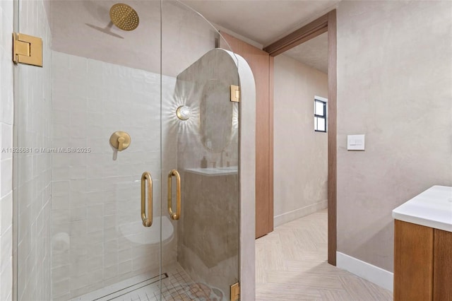 15202 SW 80th Ave, Palmetto Bay, FL 33157 - full bathroom featuring a shower stall and vanity