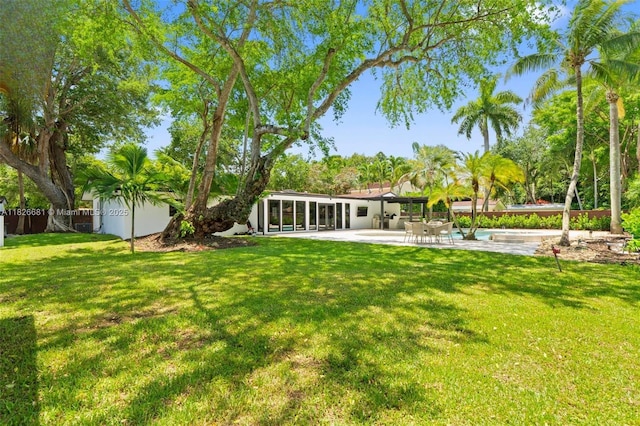 15202 SW 80th Ave, Palmetto Bay, FL 33157 - view of yard featuring a patio