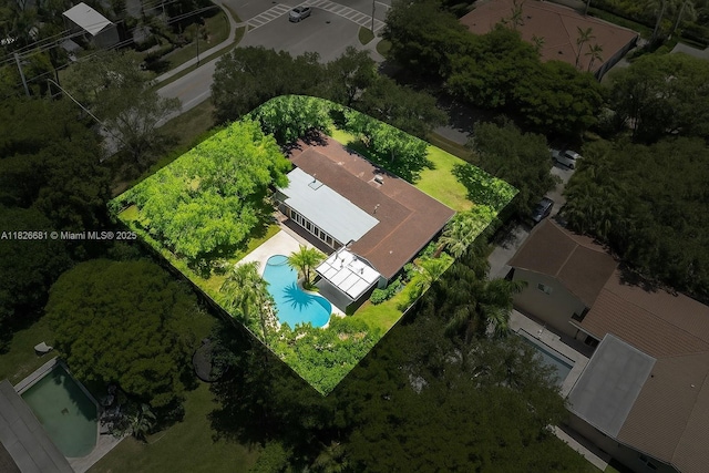 15202 SW 80th Ave, Palmetto Bay, FL 33157 - aerial view of a pool area