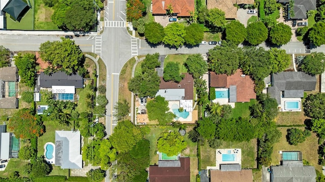 15202 SW 80th Ave, Palmetto Bay, FL 33157 - aerial view of residential area featuring a pool area