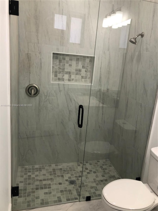 4572/4574 Golfview Blvd, Lehigh Acres, FL 33973 - full bath with toilet and a marble finish shower