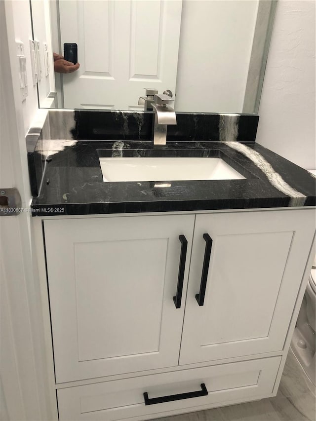 4568/4570 Golfview Blvd, Lehigh Acres, FL 33973 - bathroom with vanity and toilet