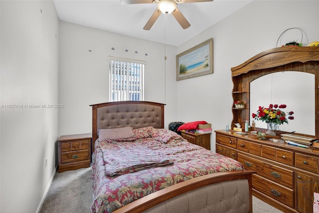 7095 E Tropical Way, Plantation, FL 33317 - bedroom with carpet floors and a ceiling fan