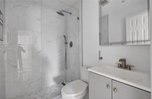 11504 SW 226th St, Miami, FL 33170 - full bathroom featuring a marble finish shower and vanity
