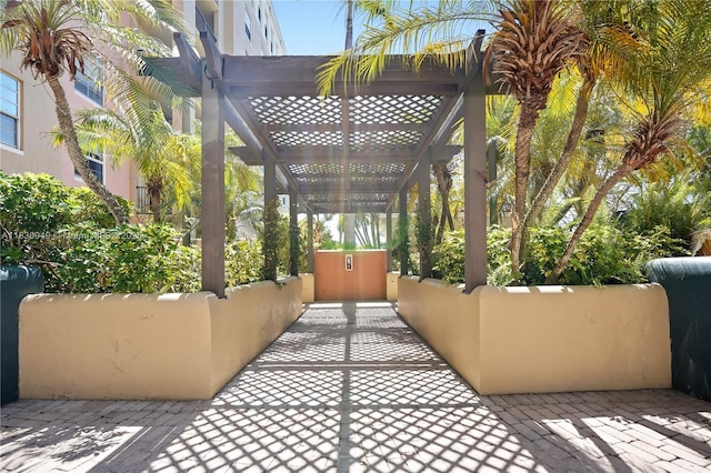 520 SE 5th Ave Unit 1707, Fort Lauderdale, FL 33301 - view of patio with a pergola