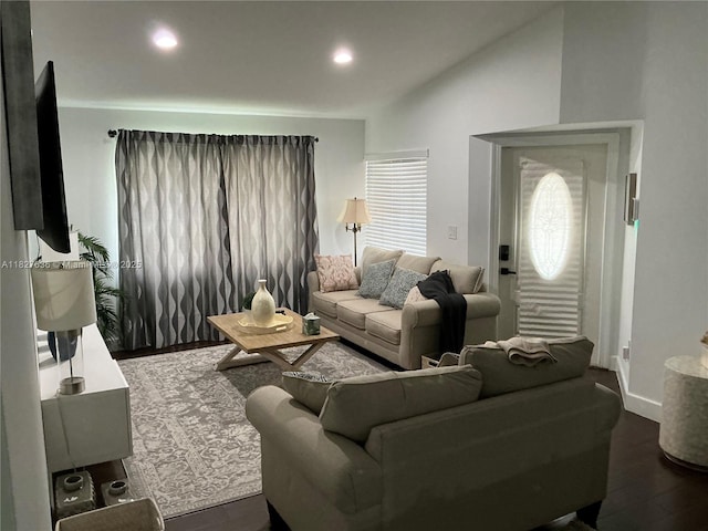 651 SW 176th Ave, Pembroke Pines, FL 33029 - living room with wood finished floors and recessed lighting