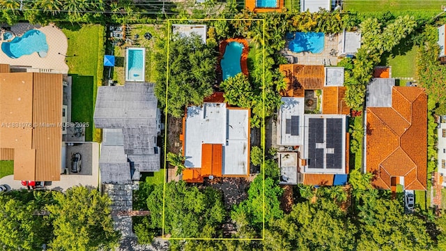 1320 Obispo Ave, Coral Gables, FL 33134 - aerial view of a pool