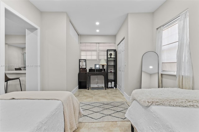 1320 Obispo Ave, Coral Gables, FL 33134 - bedroom featuring recessed lighting and light tile patterned floors
