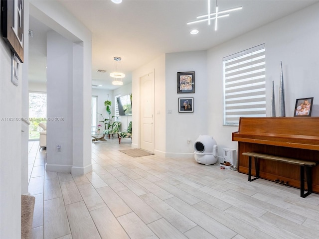 4923 NW 48th Ter, Tamarac, FL 33319 - sitting room with healthy amount of natural light, light wood finished floors, and recessed lighting