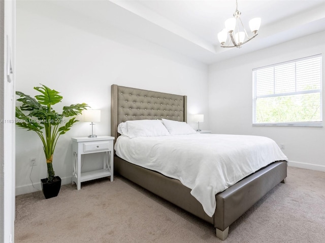 4923 NW 48th Ter, Tamarac, FL 33319 - bedroom with carpet flooring and a chandelier