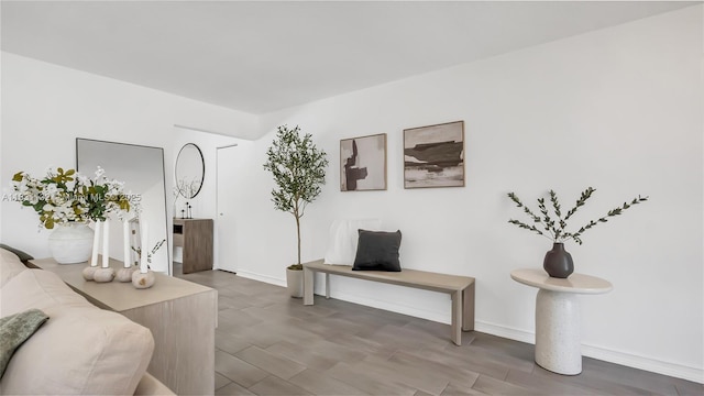 10401 NW 21st St, Pembroke Pines, FL 33026 - living area with wood finished floors and baseboards