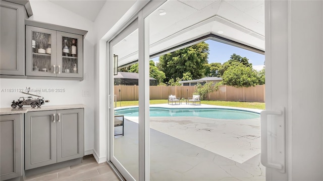 10401 NW 21st St, Pembroke Pines, FL 33026 - entryway featuring lofted ceiling