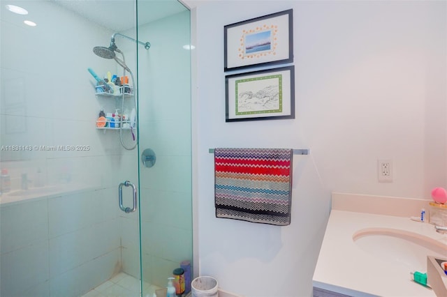121 NE 34th St Unit 3110, Miami, FL 33137 - full bath featuring a shower stall and vanity