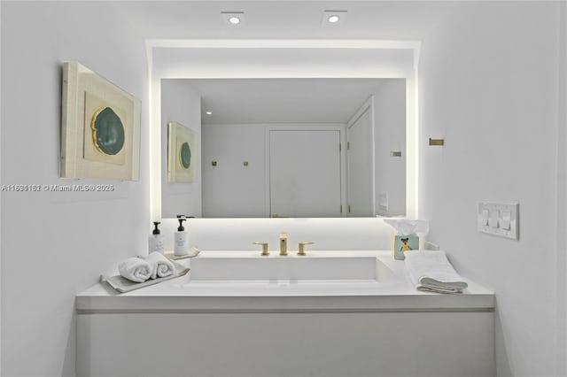 2301 Collins Ave Unit 407, Miami Beach, FL 33139 - bathroom with vanity