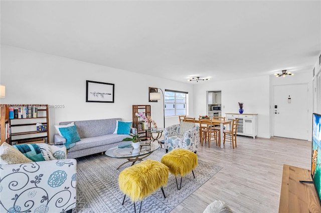 4141 Nautilus Dr Unit 7J, Miami Beach, FL 33140 - living area featuring light wood-type flooring