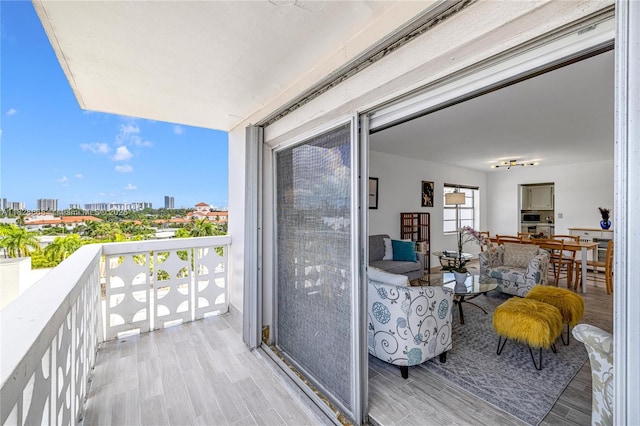 4141 Nautilus Dr Unit 7J, Miami Beach, FL 33140 - balcony featuring a city view