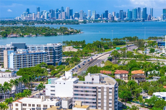 4141 Nautilus Dr Unit 7J, Miami Beach, FL 33140 - aerial view of city skyline and a nearby body of water