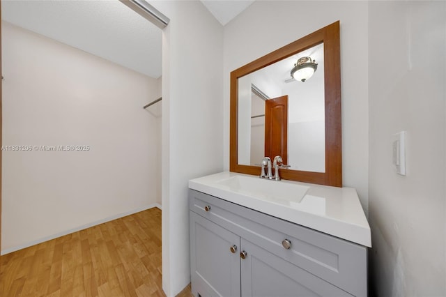 15235 SW 99th Ct, Miami, FL 33157 - bathroom featuring vanity and wood finished floors