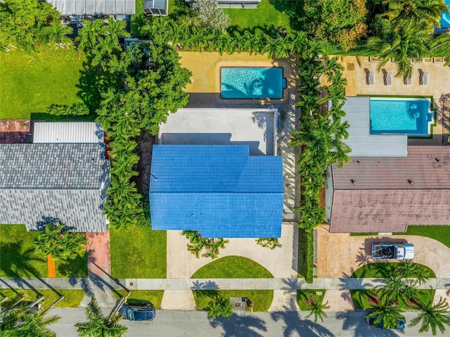 15235 SW 99th Ct, Miami, FL 33157 - drone / aerial view of a pool area