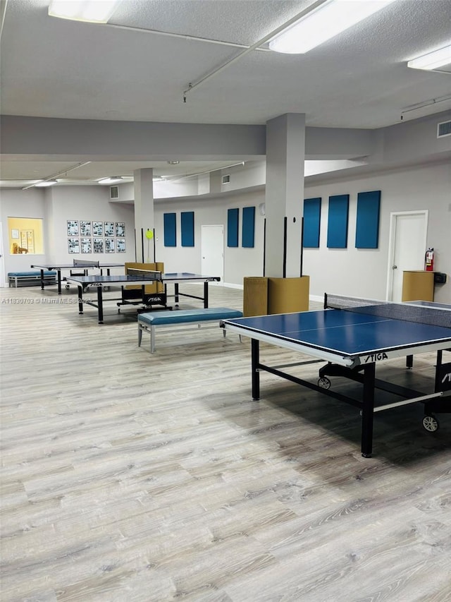 4025 Ellesmere B 4025, Deerfield Beach, FL 33442 - game room with wood finished floors