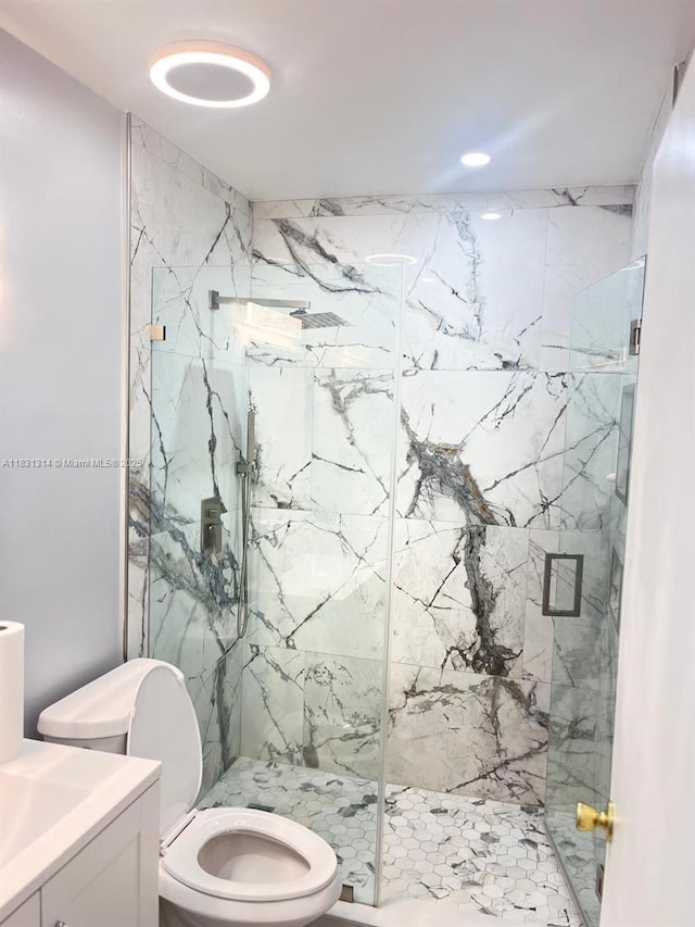 15271 NW 6th Ct, Pembroke Pines, FL 33028 - bathroom with a marble finish shower and vanity