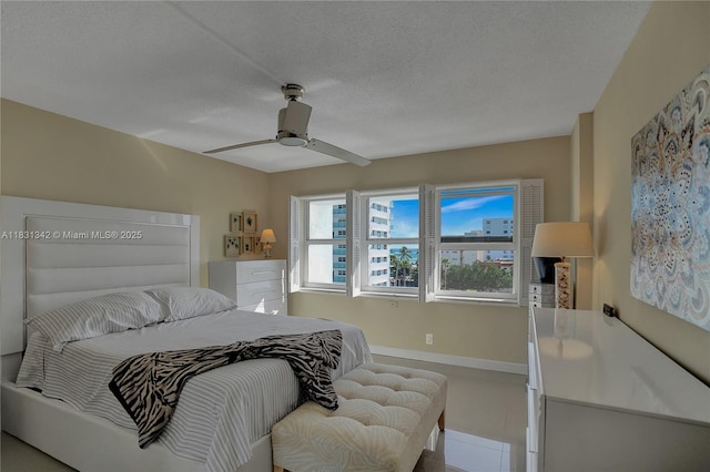1620 N Ocean Blvd Unit 510, Pompano Beach, FL 33062 - bedroom featuring baseboards and ceiling fan