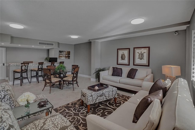 1620 N Ocean Blvd Unit 510, Pompano Beach, FL 33062 - living room with baseboards and carpet